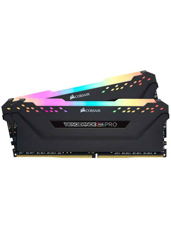 Corsair Vengeance RGB PRO DDR4-2666 - 16GB - CL16 - Dual Channel (2 pcs) - Intel XMP - Svart med RGB