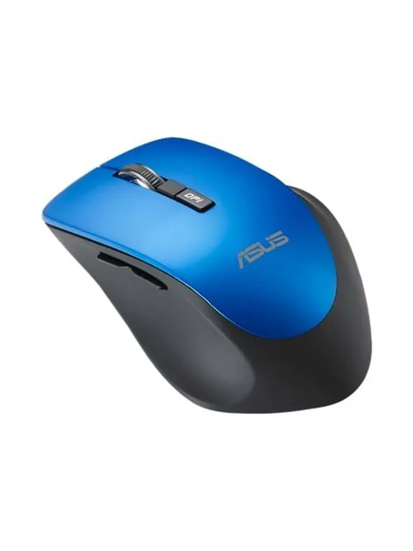 ASUS WT425 - mus - 2.4 GHz - kungsblå - Mouse - Optic - 6 knappar - Blå