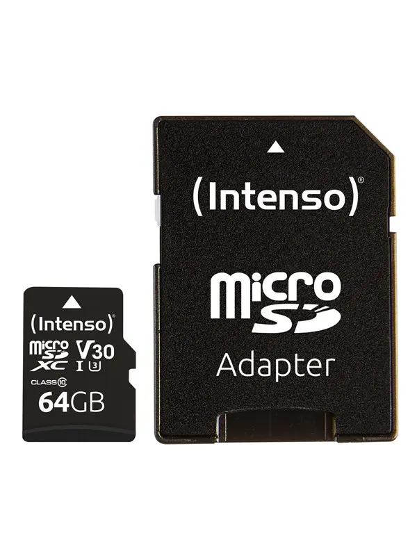 Intenso microSD UHS-I Professionel - 100MB/s - 64GB