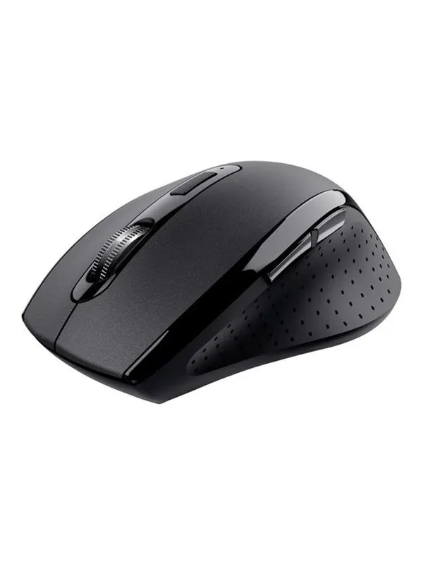 Trust Sura - mouse - comfortable - 2.4 GHz - black - Mouse - Optic - 6 knappar - Svart