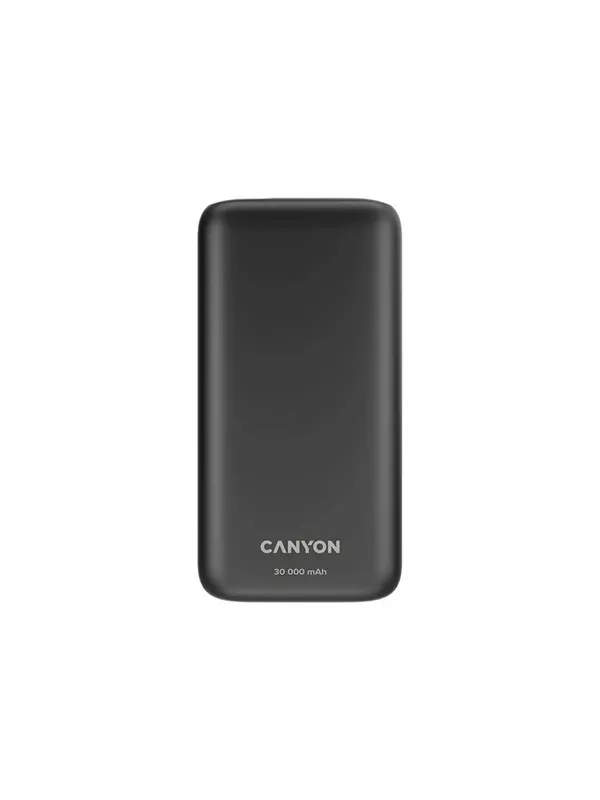 Canyon PB-301 30000 mAh Powerbank PD 20W, Svart - 30 Wh
