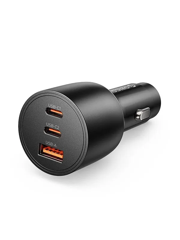 ORICO PowerLink 165W USB-A + 2x USB-C Car Charger - Black