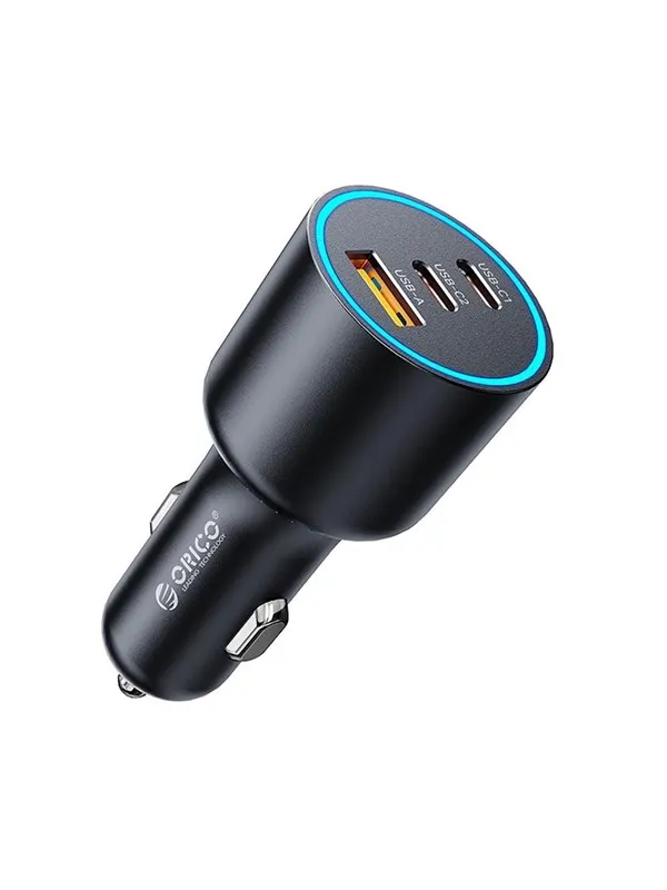 ORICO HyperDrive 165W USB-A + 2x USB-C Car Charger - Black
