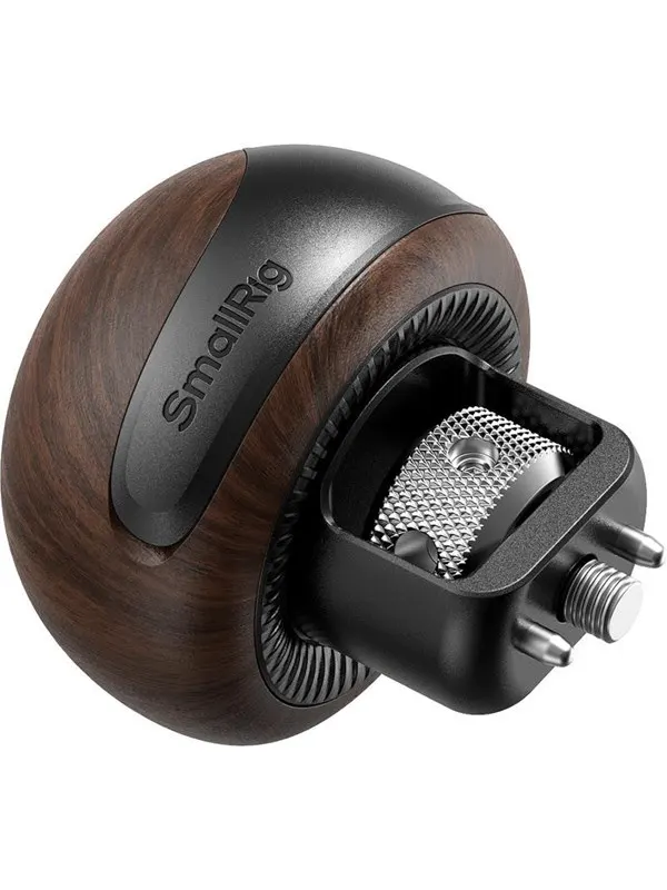 SmallRig 5926 Mini Wooden Side Handle with 1/4''-20 Locating Screw