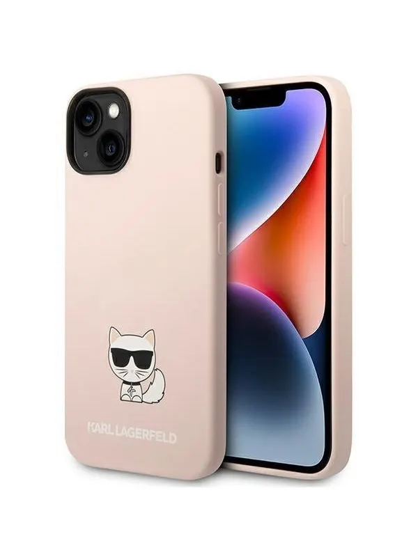 Karl Lagerfeld KLHCP14MSLCTPI iPhone 14 Plus 6.7 "hardcase light pink / light pink Silicone Choupette Body