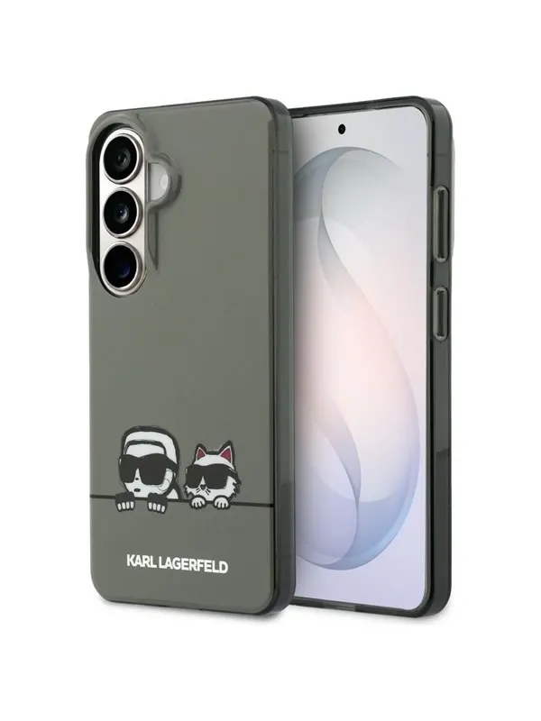 Karl Lagerfeld IML Peekaboo Karl&amp;Choupette MagSafe Case for Samsung Galaxy S26 - Black