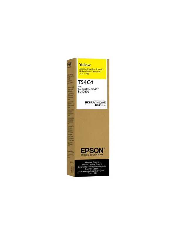 Epson T54C - yellow - original - ink refill