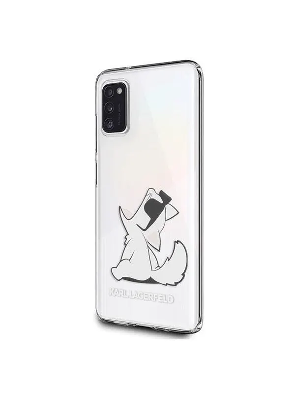 Karl Lagerfeld Choupette Fun Case for Samsung A41 - Transparent