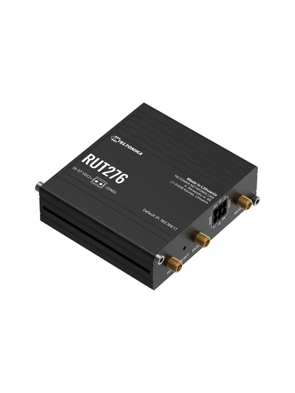 Teltonika RUT276 - wireless router - WWAN - LTE Wi-Fi - 5G 4G - DIN rail mountable wall-mountable surface-mountable - Wireless router LTE