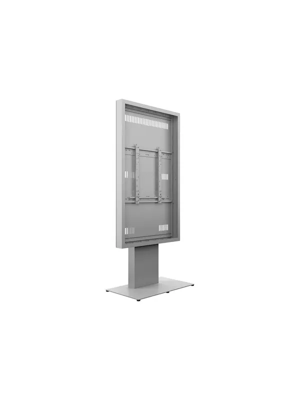 Multibrackets M Pro Series enclosure - kiosk style - for LCD display / touchscreen - white - Max 50 kg - recommended for 75"