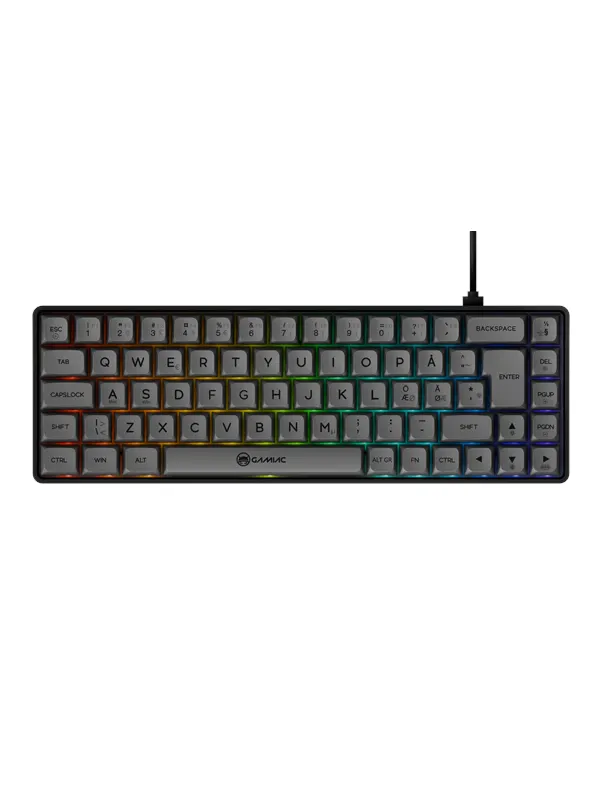 AeroCool Gamiac TKL69G - Black/Grey - SF - Kailh Blue