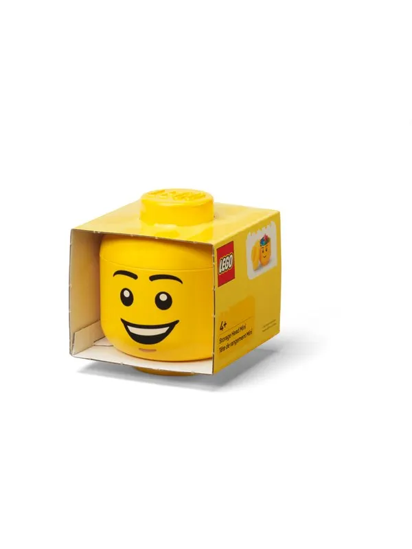 LEGO STORAGE HEAD (MINI) - HAPPY BOY