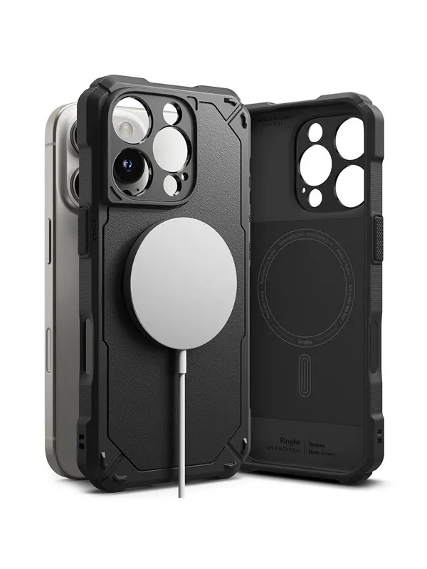 Ringke Rugged Gear MagSafe Case for iPhone 16 Pro - Black