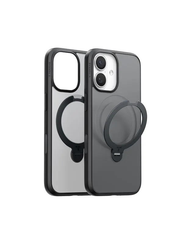 Torras Ostand Q3 Spin - black - iPhone 17