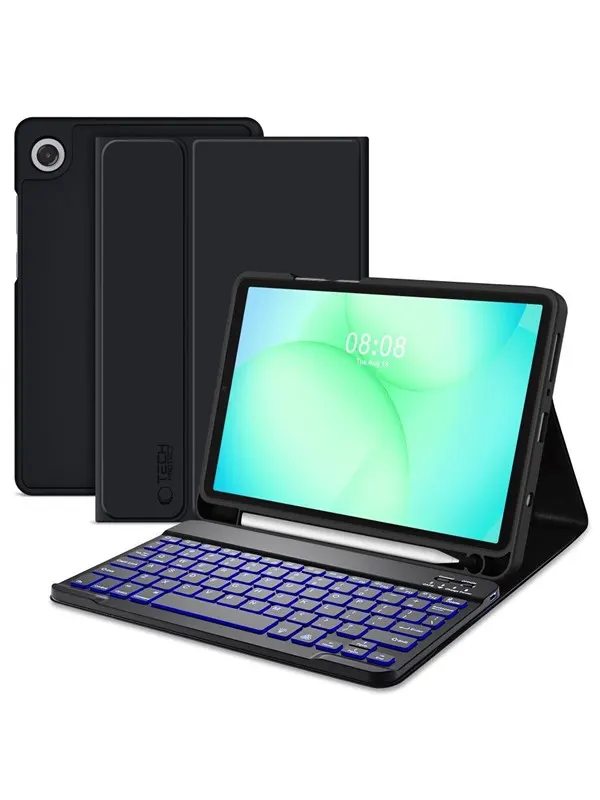 Tech-Protect SC Pen Case for Samsung Galaxy Tab A9 / A11 8.7 X110 / X115 / X133 / X135 - Black