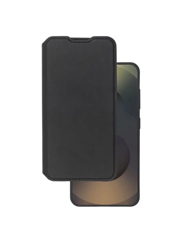 Lippa Samsung S26 Wallet w. removable cover and wireless charging - Black