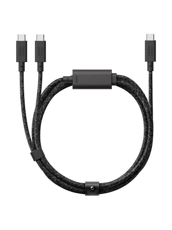 Native Union Belt Cable 2-in-1 USB-C to USB-C & USB-C Cable (140W)