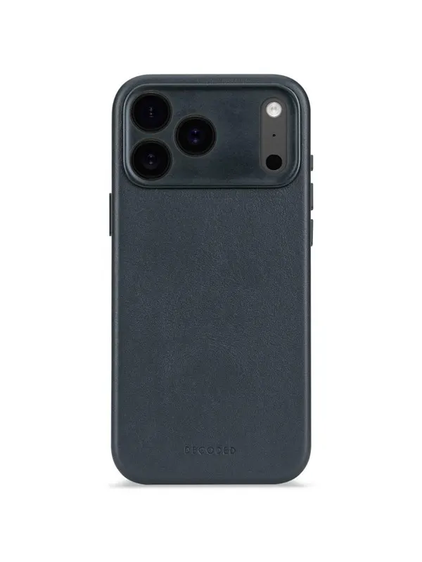 Decoded - Leather Backcover for iPhone 17 Pro Max - Navy Shadow