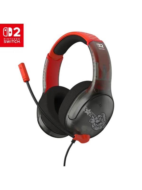 Turtle Beach Airlite Fit trådat gamingheadset - Mario Star för Nintendo Switch 2