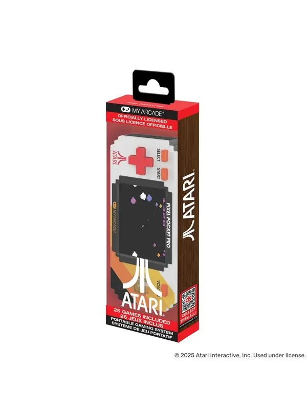 My Arcade PIXEL POCKET PRO ATARI GAMING SYSTEM (25