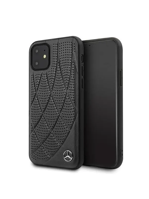 Mercedes Bow Line iPhone 12 mini Case - Black