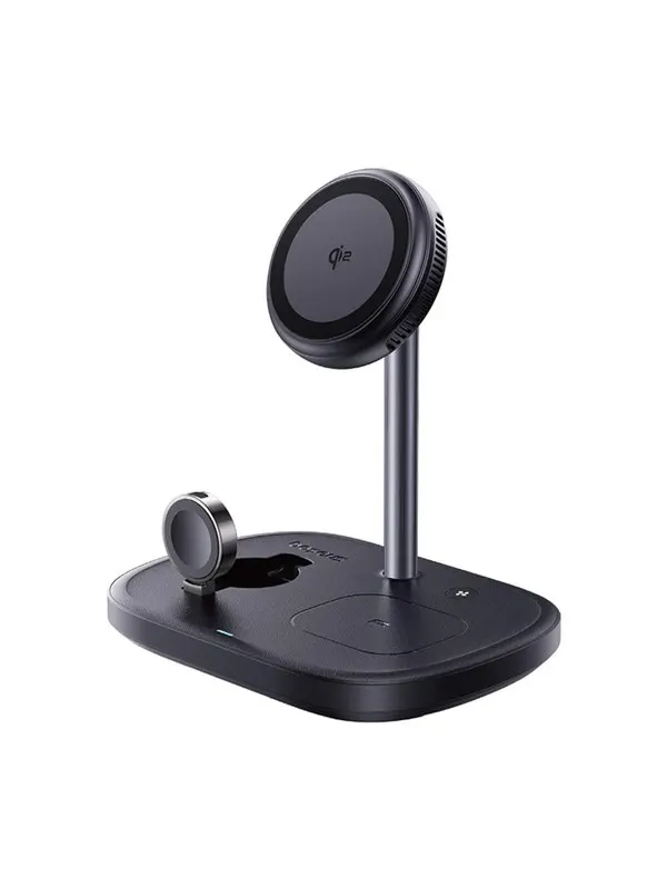 Baseus EnerFill FS41 3-in-1 Cooling Wireless Charger with EU Plug 45W and USB-C to USB-C Cable - Black