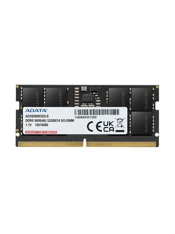 A-Data SODIMM DDR5-5600 - 32GB - CL46 - Single Channel (1 pcs) - Svart