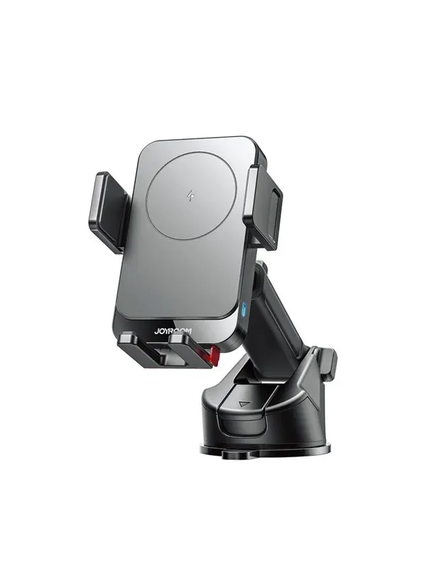 Joyroom JR-ZS241S car mount with inductive charger for dashboard - black
