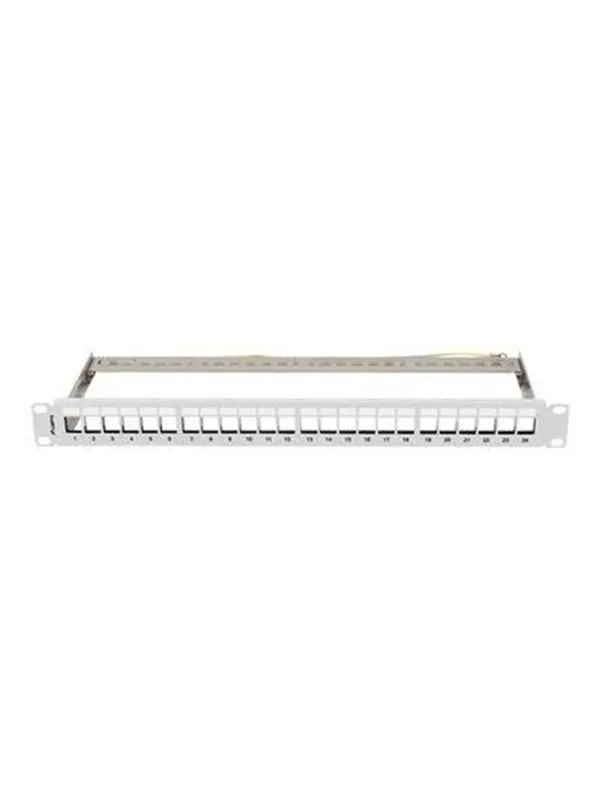 Lanberg patch panel (blank) - 1U - 19"