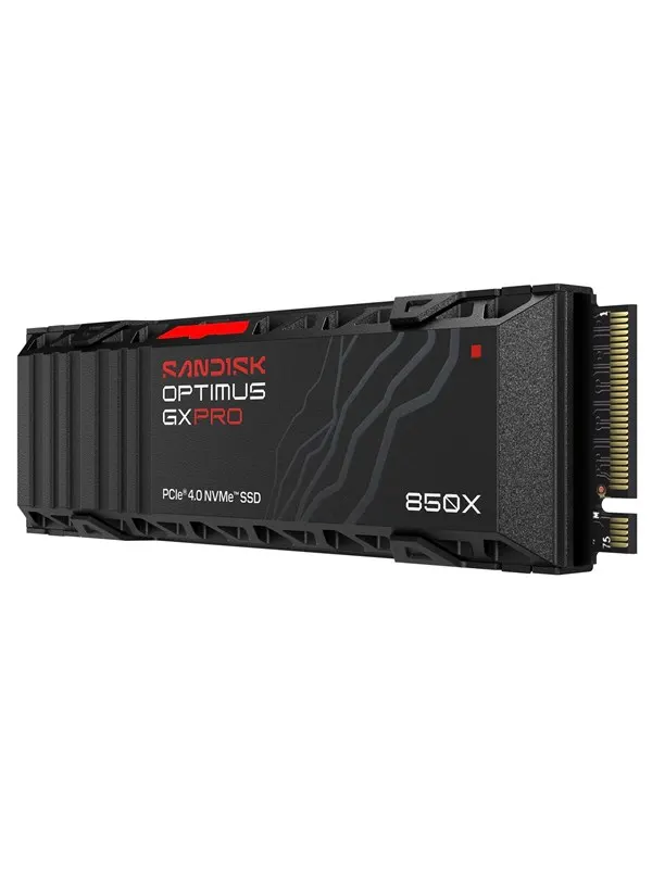SANDISK Optimus GX PRO 850X SSD - 2TB - M.2 2280 - PCIe 4.0 - Med värmespridare