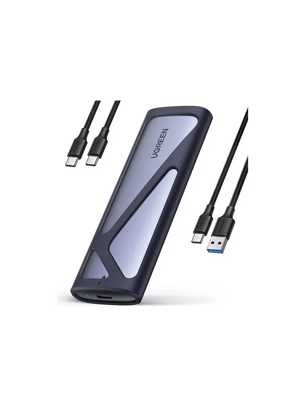 UGREEN - storage enclosure - 10 Gbps - M.2 Card (PCIe NVMe & SATA) - USB 3.2 (Gen 2)