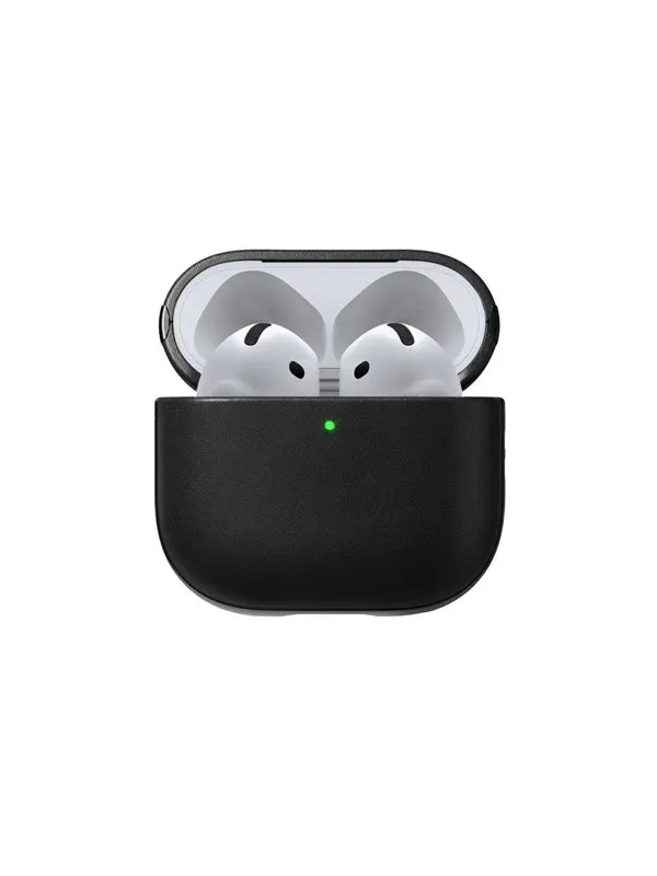 Nomad Modern Leather Case - Airpods 4 | Black | Leather