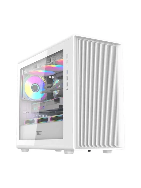 Darkflash DS460M Computer Case - Chassi - Vit