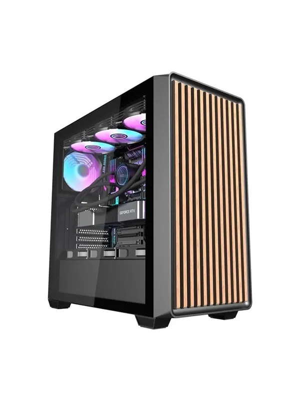 Darkflash DS900WD Computer Case + 4â¯Fans - Chassi - Svart