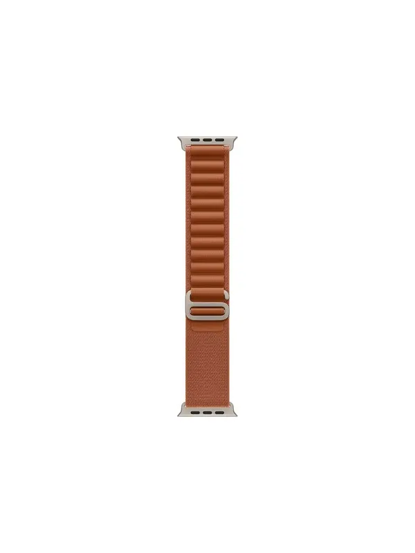 Apple 49mm Terra Cotta Alpine Loop - Medium - Natural Titanium Finish