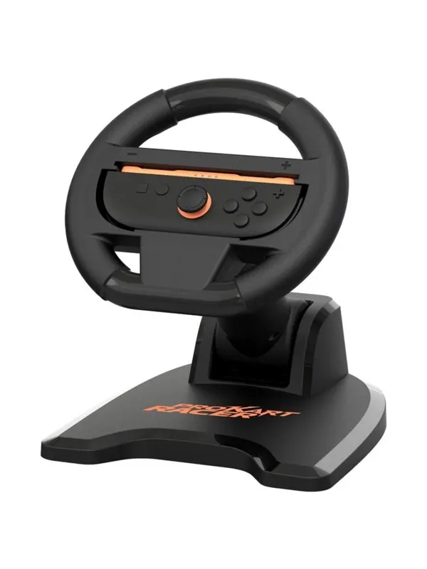 Subsonic Pro Kart Racer - Black - Wireless Wheel - Nintendo Switch 2