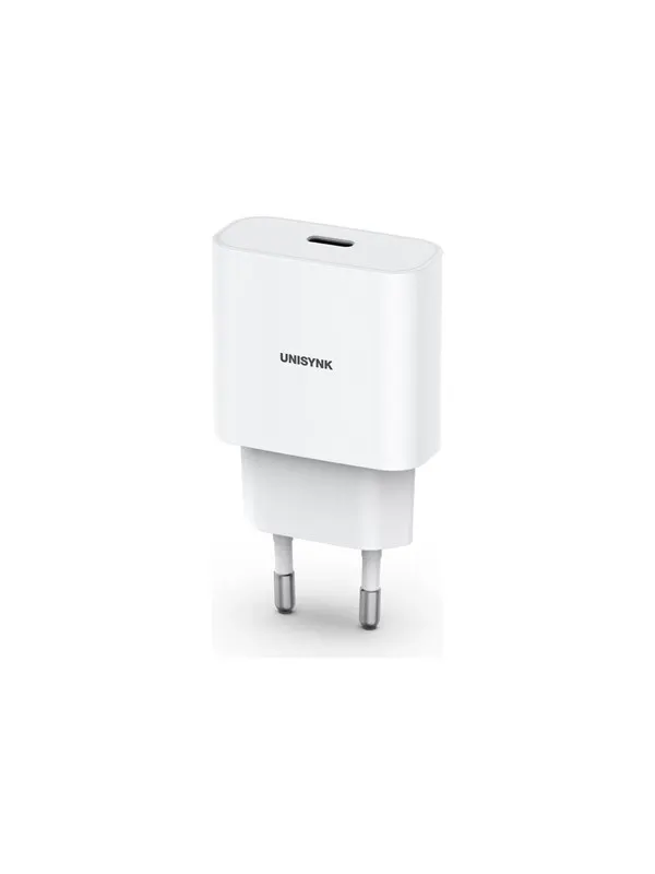 Unisynk USB-C Wall Charger PD 20W - White