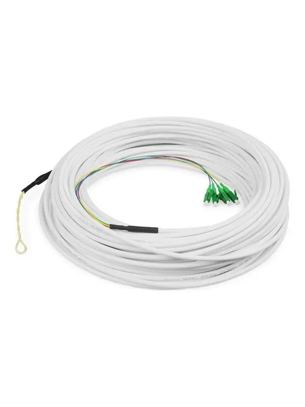 DIGITUS network cable - 50 m - white - Vit - 50m
