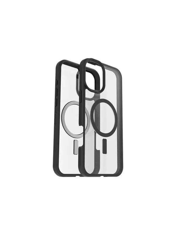 OtterBox React MagSafe Apple iPhone 16 Plus Black Crystal - clear/black - ProPack
