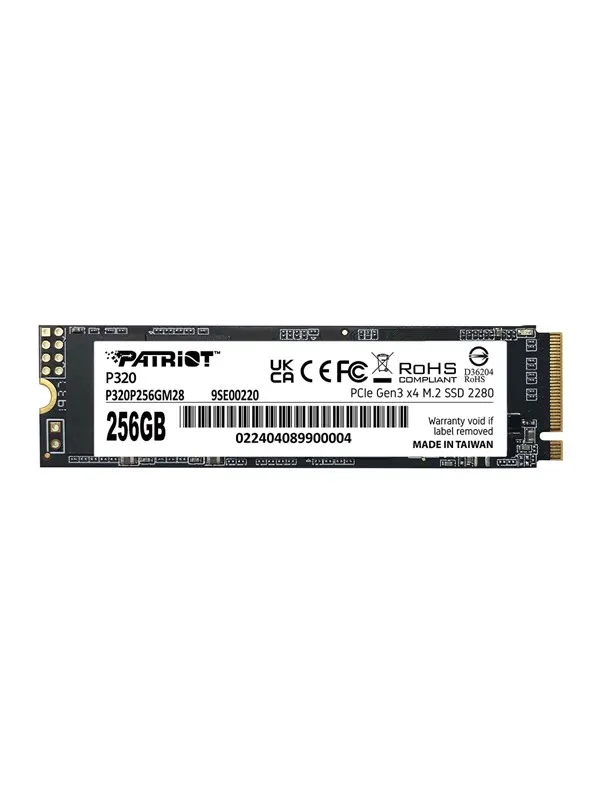 Patriot P320 - SSD - 256 GB - PCIe 3.0 x4 (NVMe)