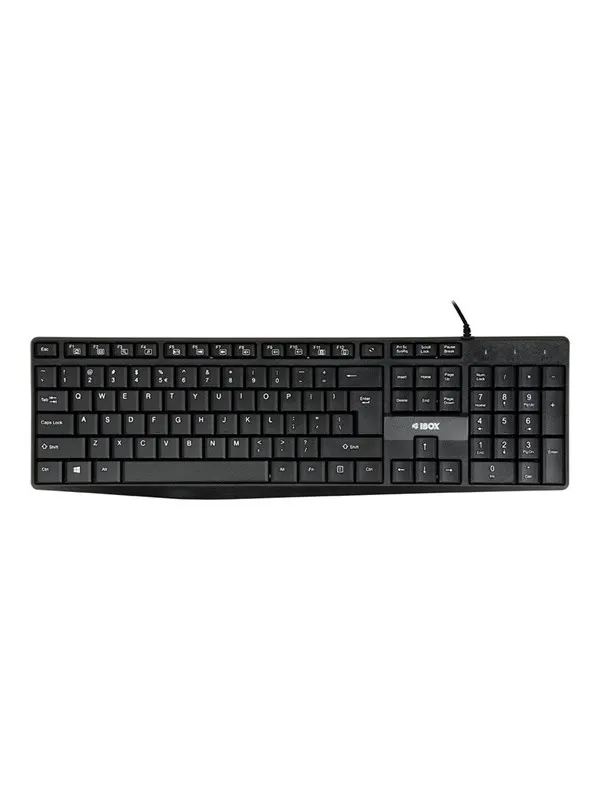 iBOX Eris - keyboard - QWERTY - black Input Device - Tangentbord - Svart