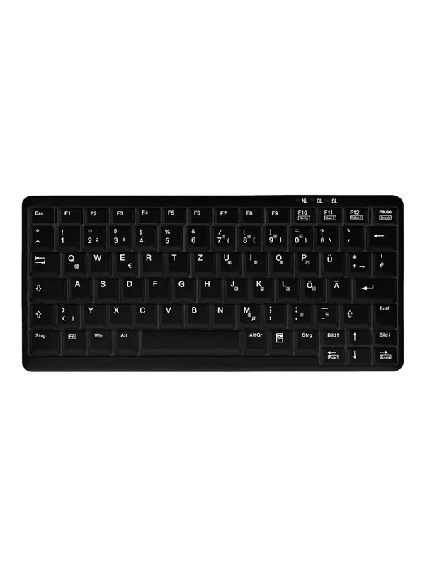 Cherry Active Key AK-4100-U - keyboard mini - QWERTY - Pan Nordic - black Input Device - Tangentbord - Nordisk - Svart