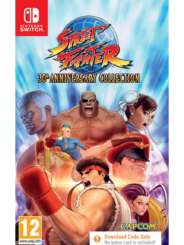 Street Fighter: 30th Anniversary Collection (Code in a Box) - Nintendo Switch - Kampsport