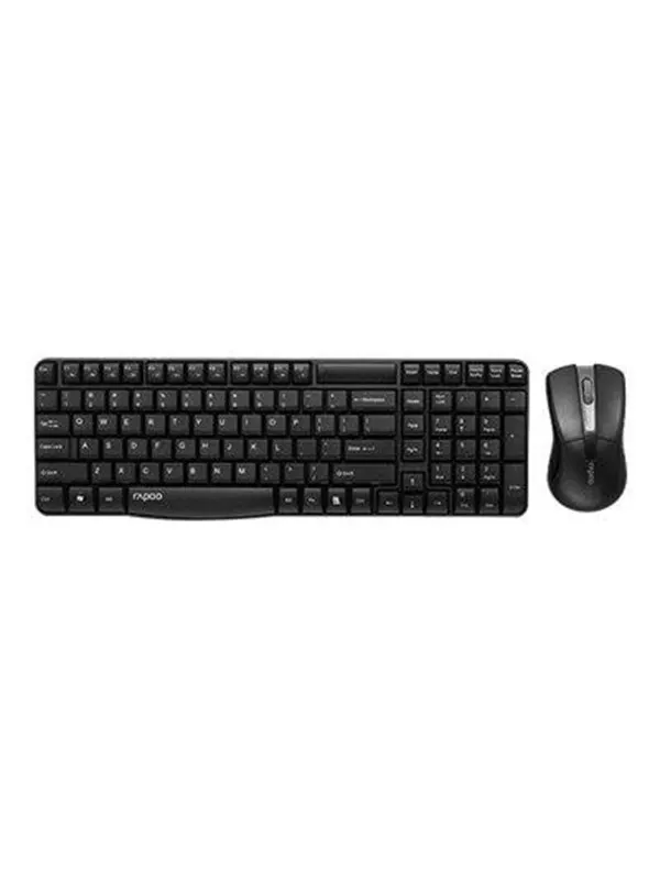RAPOO X1800 - Tastatur & Mus set - Nordisk - Svart