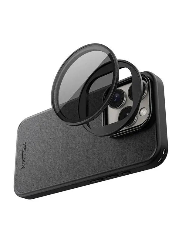 TELESIN magnetic filter frame case for iPhone 15 Pro Max
