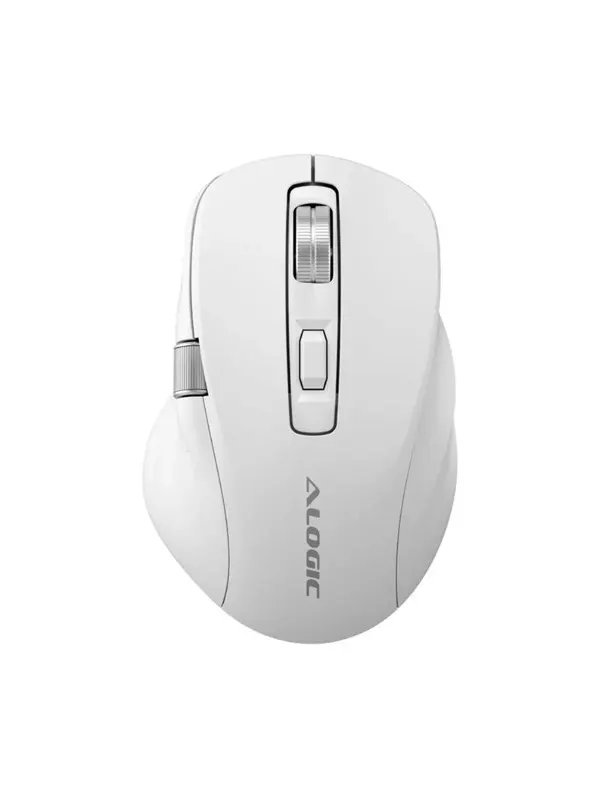 ALOGIC Apex Bluetooth USB-C Rechargeable - Mouse - Optic - 7 knappar - Vit