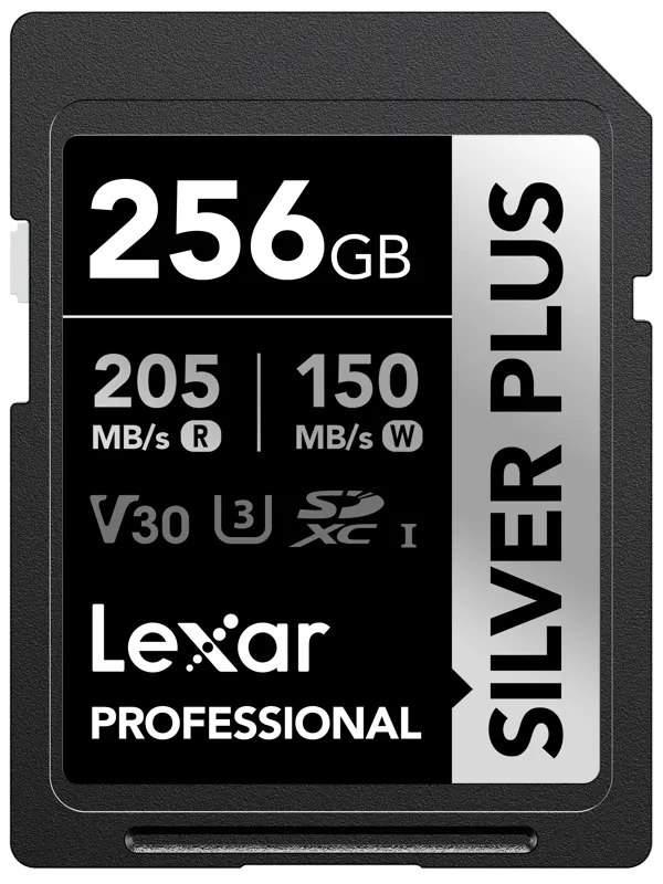 Lexar Professional SILVER PLUS SDXC - 205MB/s - 256GB