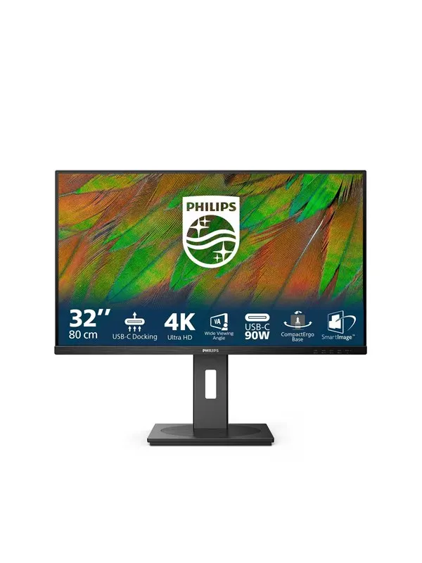 32" Philips 32B1U3900 - 3840x2160 (4K) - 60Hz - VA - 90W USB-C