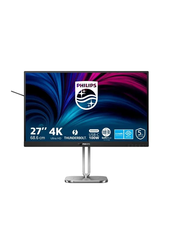 27" Philips 27B2U6903 - 3840x2160 (4K) - 60Hz - IPS - 100W USB-C - KVM switch