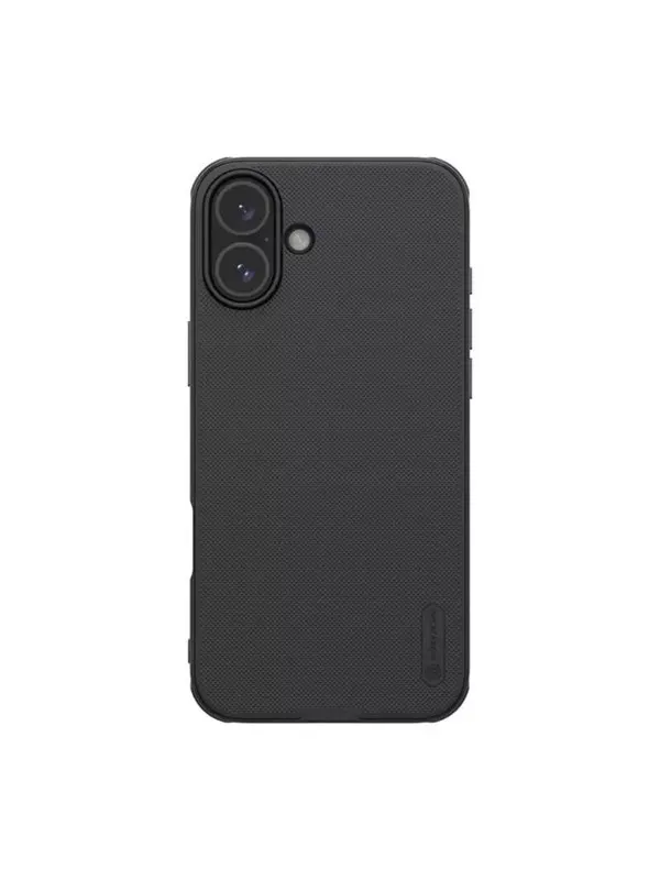 Nillkin Super Frosted Shield Pro Magnetic Case for iPhone 16 - Black (Compatible with MagSafe)